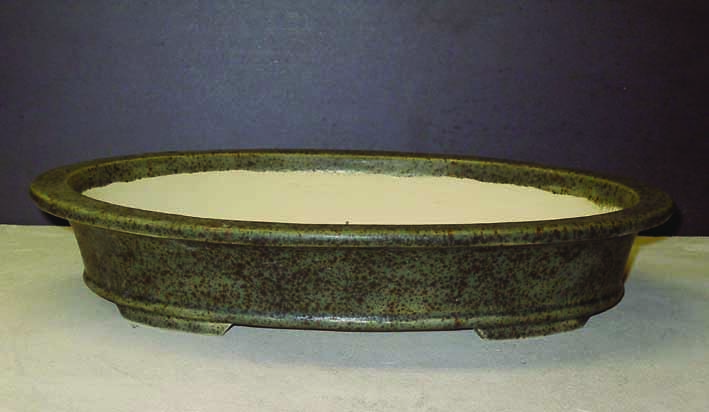 Bonsai pot after glaze firing