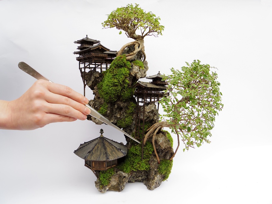 10x Micro Harz Figur Landschaft Miniatur-Bonsai-Garten Decor Einzel HEI 